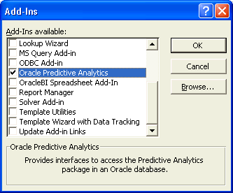 Spreadsheet Add-in for Predictive Analytics: install add-in Spreadsheet Add-in for Predictive Analytics: install add-in