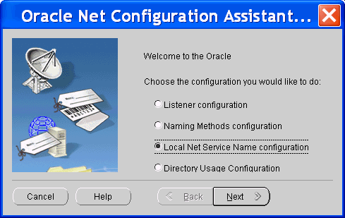Net Configuration Assistant: local net service name configuration Net Configuration Assistant: local net service name configuration