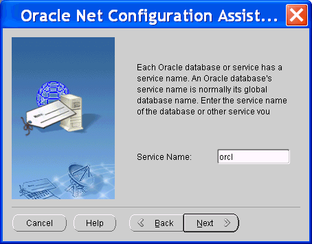Net Configuration Assistant: specify database instance Net Configuration Assistant: specify database instance