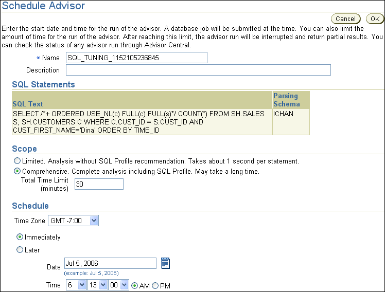 Description of schedule_advisor.gif follows Description of schedule_advisor.gif follows