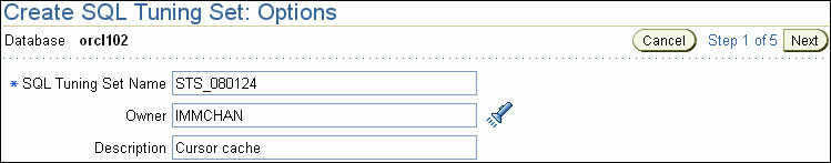 Description of sts_options.gif follows Description of sts_options.gif follows