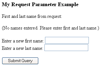 Request Parameter Example (1 of 2)