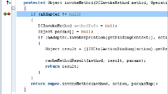 This image shows a breakpoint on invokeMethod().