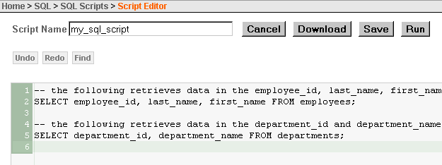 sql prompt search for columns