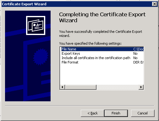 Surrounding text describes adfsexportdone2.gif.