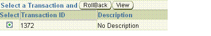 Select Association to View Transactions