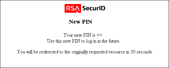 ACE/Server adds new PIN and WebGate confirms.