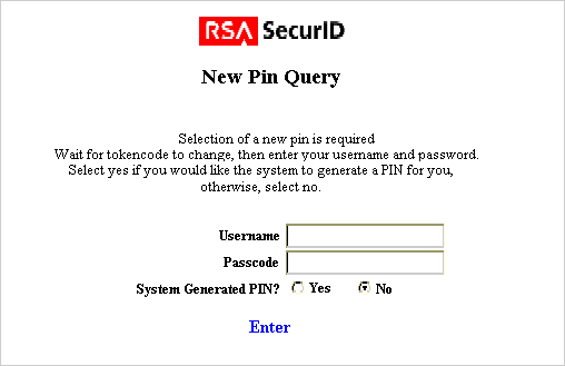 Graphic of a new PIN query