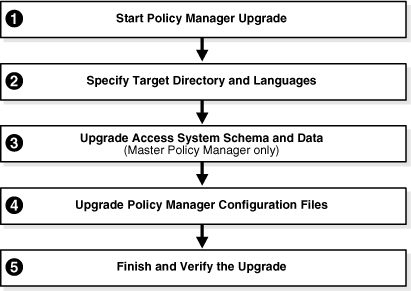 Access System Schema and Policy Data Upgrade Process