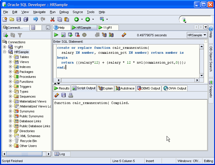 Description of chap6_hrcalcrem.gif follows Description of chap6_hrcalcrem.gif follows
