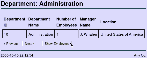 Description of chap6_stored_proc_test_001.gif follows Description of chap6_stored_proc_test_001.gif follows