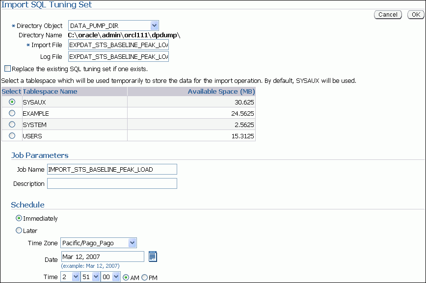 Description of sts_import.gif follows Description of sts_import.gif follows