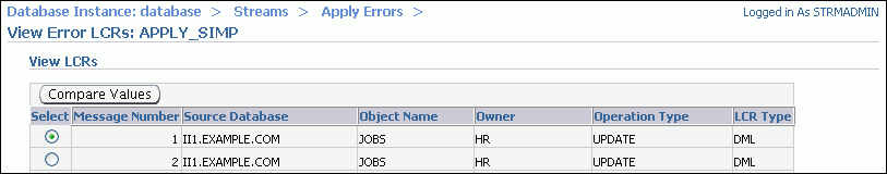 Description of tdpii_view_error_lcrs.gif follows