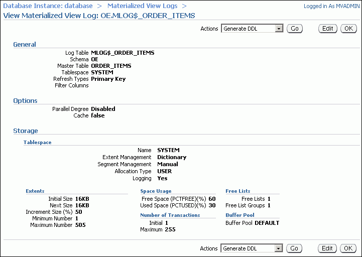 Description of tdpii_view_mv_log.gif follows Description of tdpii_view_mv_log.gif follows