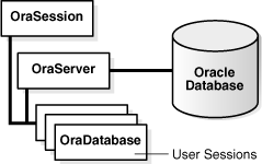 Connection from the OraServer to the Oracle Server Connection from the OraServer to the Oracle Server