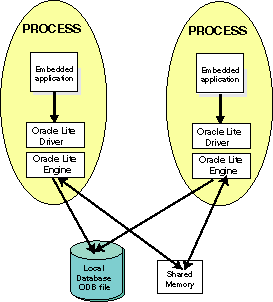 multiple process applications with single database.