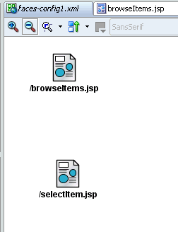 JSP pages in Navigation Modeler without navigation
