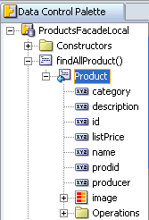 Product collection under findAllProduct method