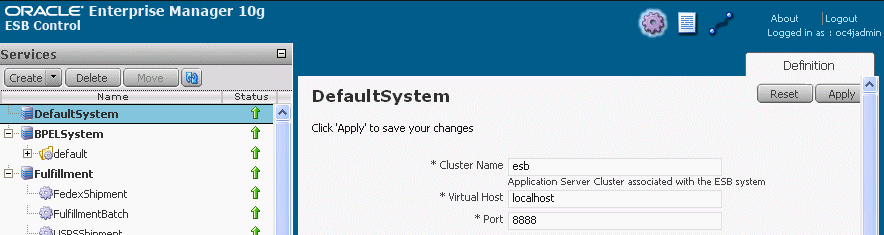 Description of esbcontrol.gif follows