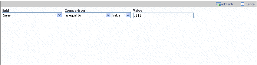 Specifying a Filter for the Alert