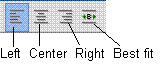 text alignment toolbar