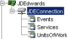 JDEConnection node connected.