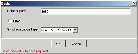 Basic dialog box