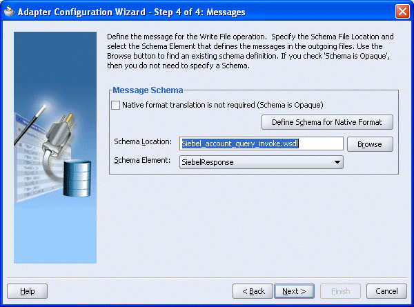 Adapter Configuration Wizard