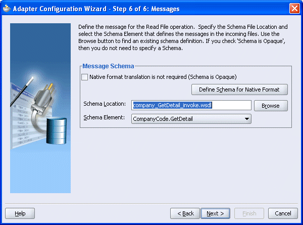 Adapter Configuration Wizard