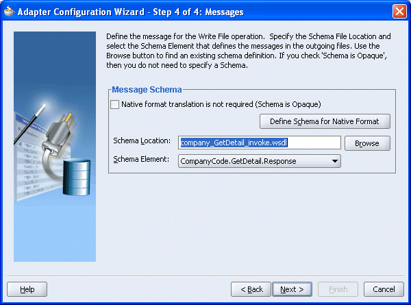 Adapter Configuration Wizard