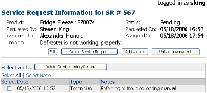 This image shows Main page for a Manager.