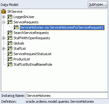 Master-Detail Hierarchy in the Application Module Data Model