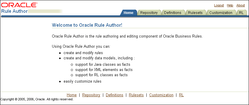 Rule Author Home Page
