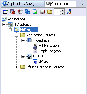 welcome screen from Creating Java Objects from Tables wizard