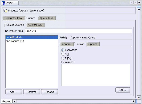 welcome screen from Creating Java Objects from Tables wizard