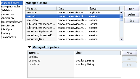 Navigator showing basic model project.