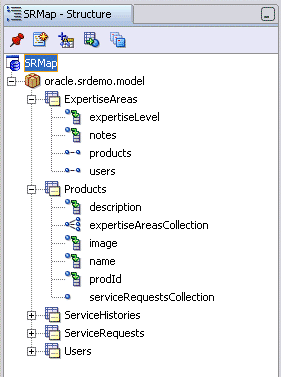 welcome screen from Creating Java Objects from Tables wizard