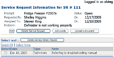 This image shows Main page for a Manager.