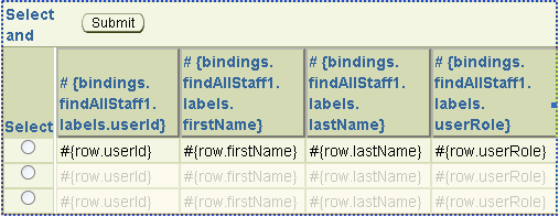 Databound UI Component