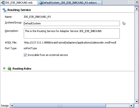 Routing Service Routing Service