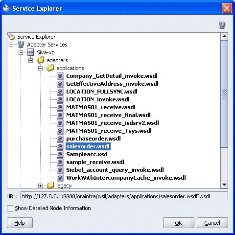 WSDL tree WSDL tree