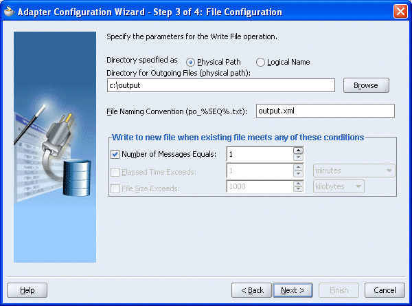 Adapter Configuration Wizard Adapter Configuration Wizard