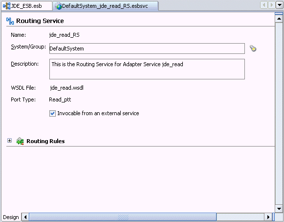 Routing Service Routing Service