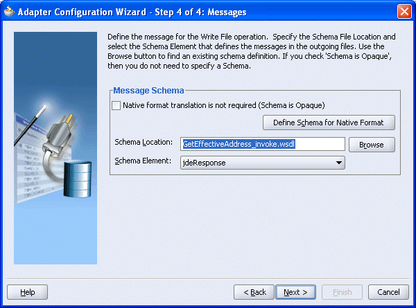Adapter Configuration Wizard Adapter Configuration Wizard