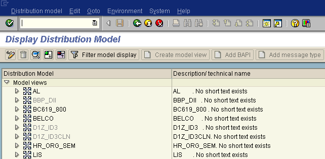 Distribution models