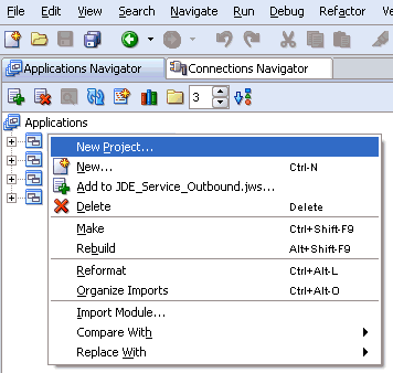 Applications Navigator