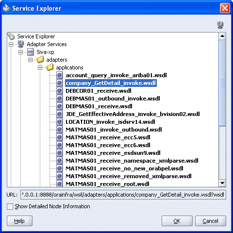 WSDL tree