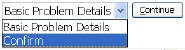 This image shows the process train with Continue button.