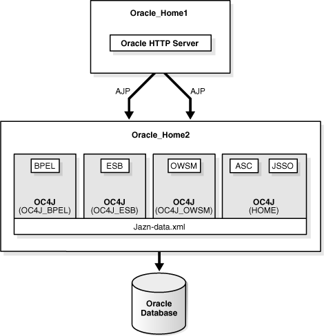 J2EE Server and Separate SOA Applications with Remote OHS