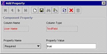 Add Property Window - Filled